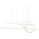Chute Calypso LED 11.88 inch White Multi-Pendant Ceiling Light